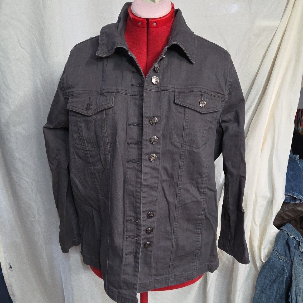 Denim 24/7 Gray Jean Jacket